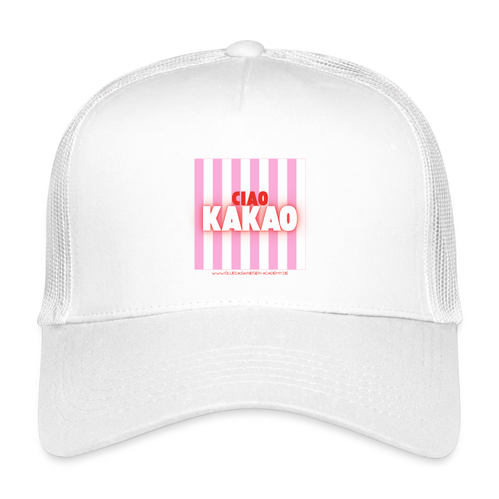 Kids’ Trucker Cap-Ciao - white