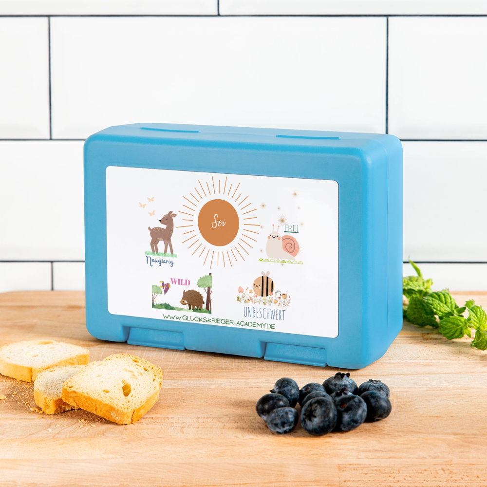 Kinder Lunchbox – Mut & Selbstvertrauen für jeden Tag - sapphire blue