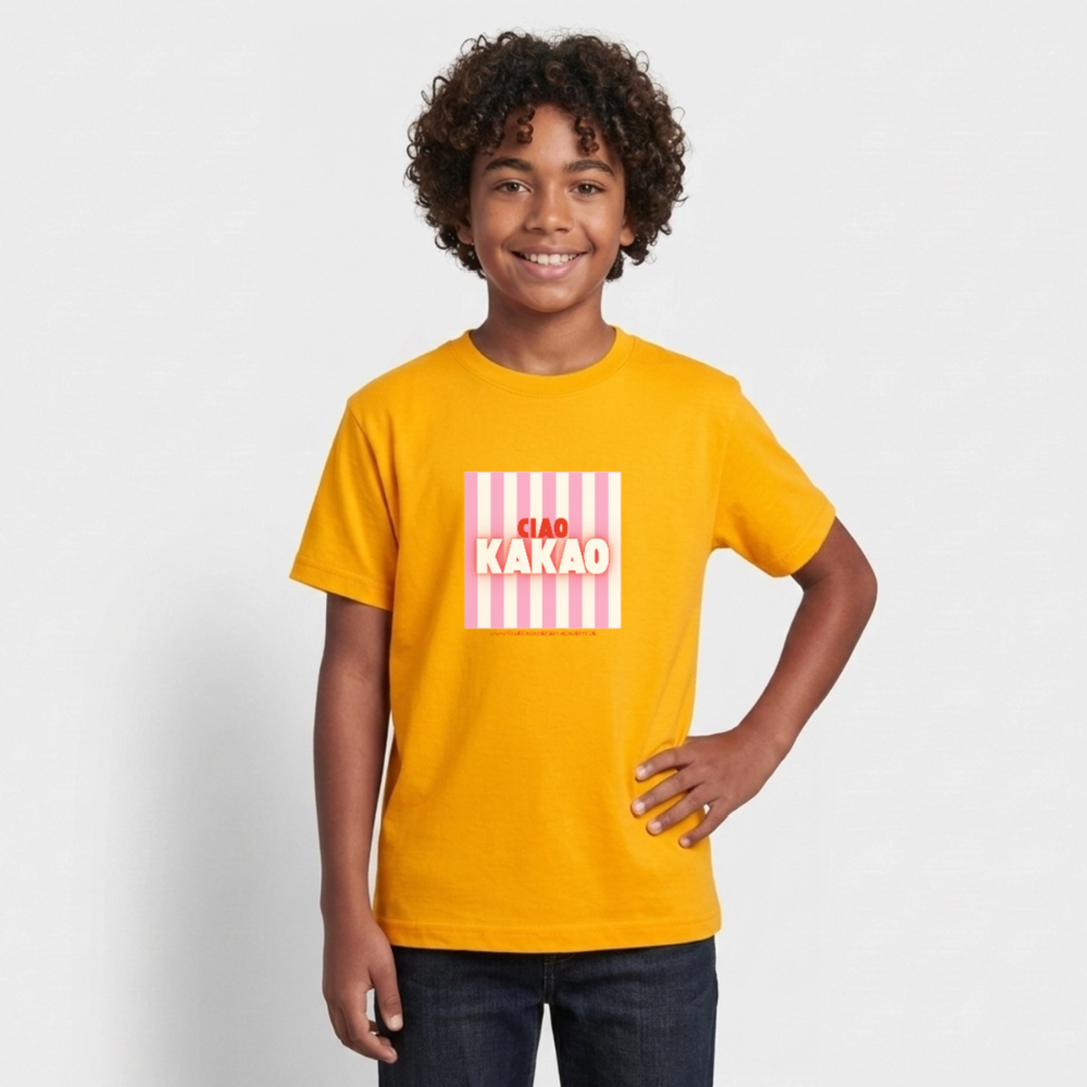 T-Shirt für Teens- Ciao Kakao - gold