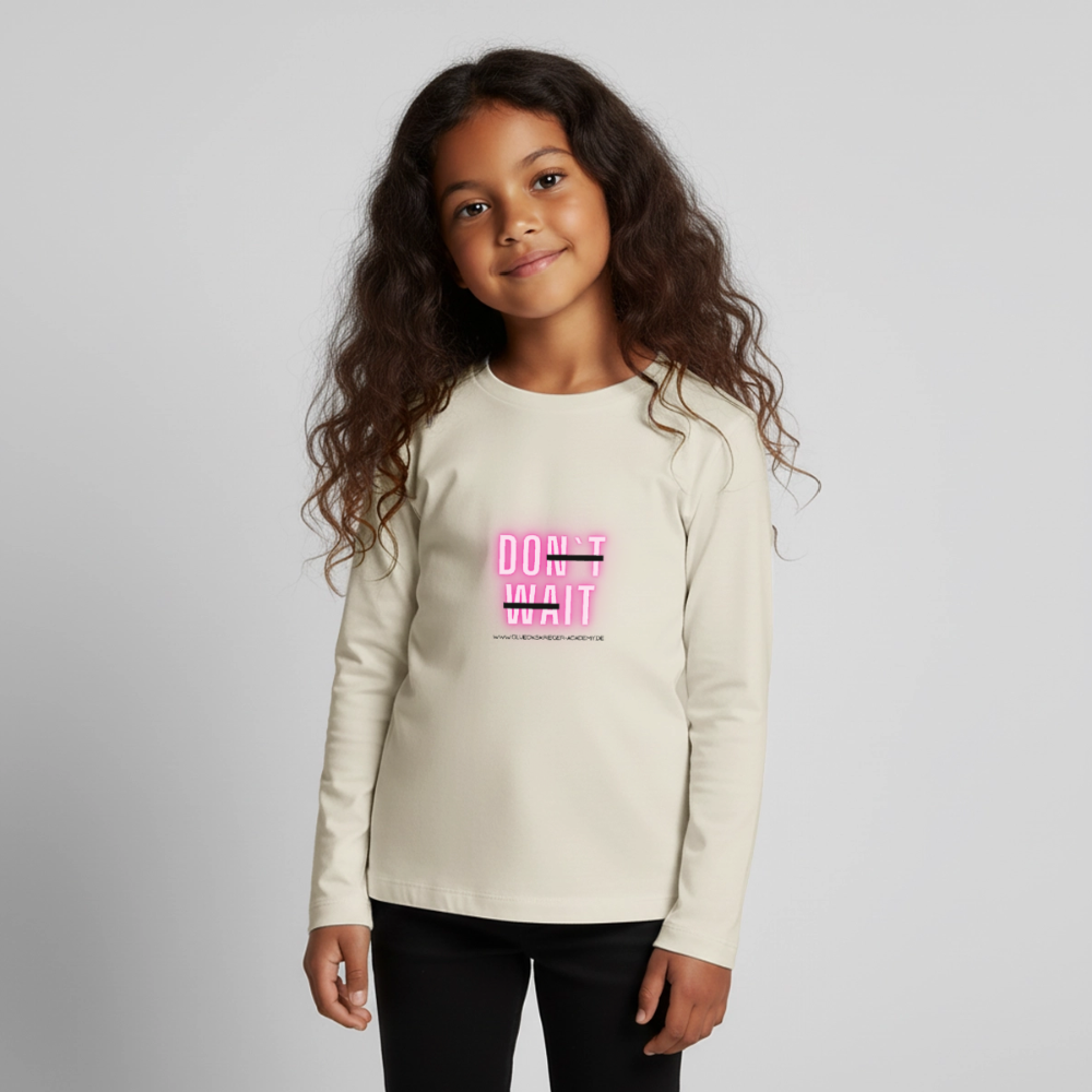Langarmshirt für kleine Glückskrieger-Do it - off white