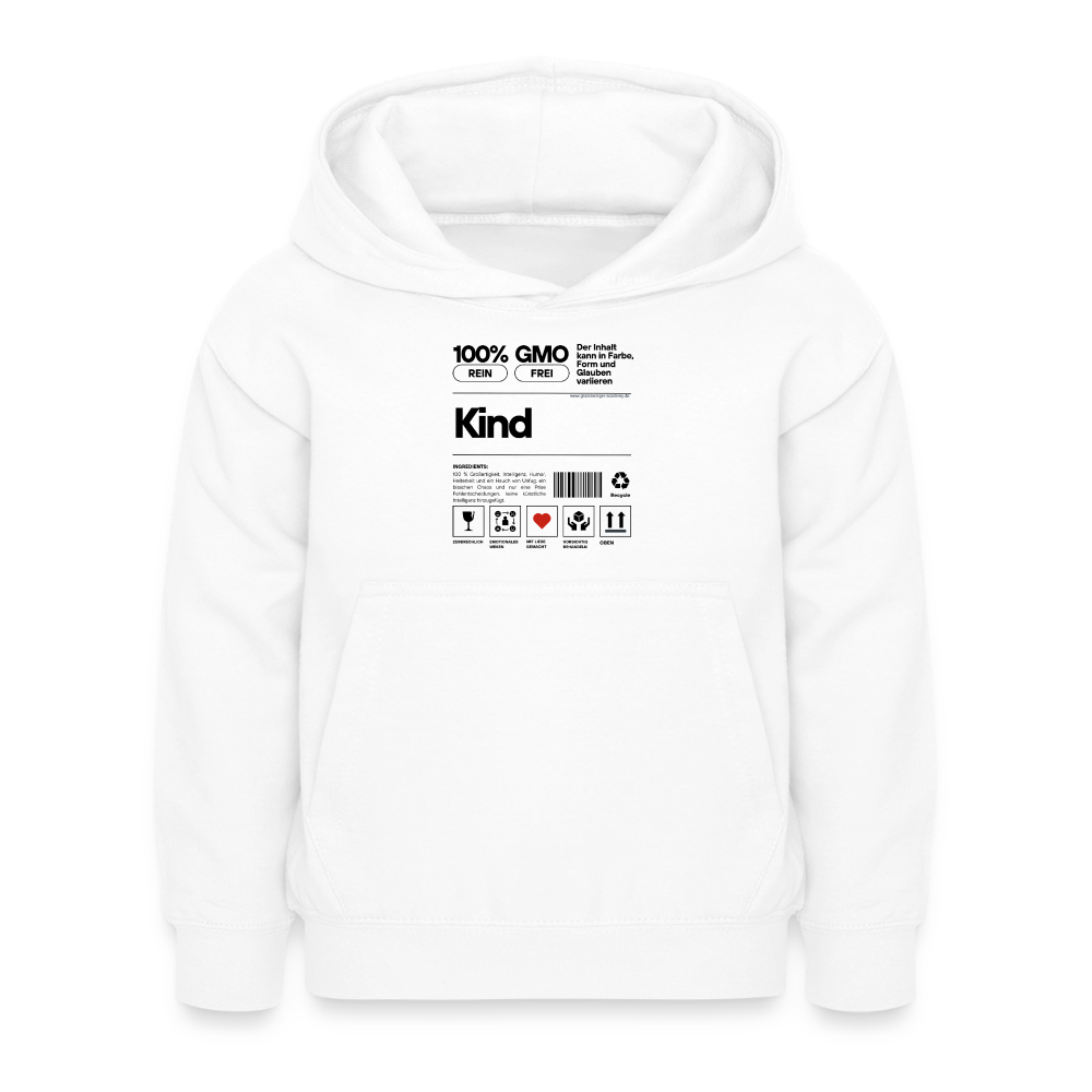 Glückskrieger Hoodie – Stark & Mutig - white