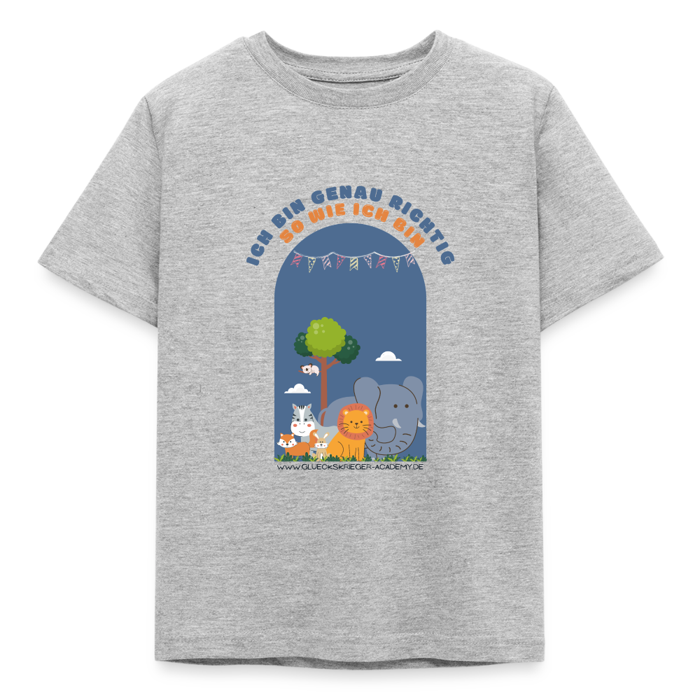 Kinder Shirt - Ich bin... - heather grey