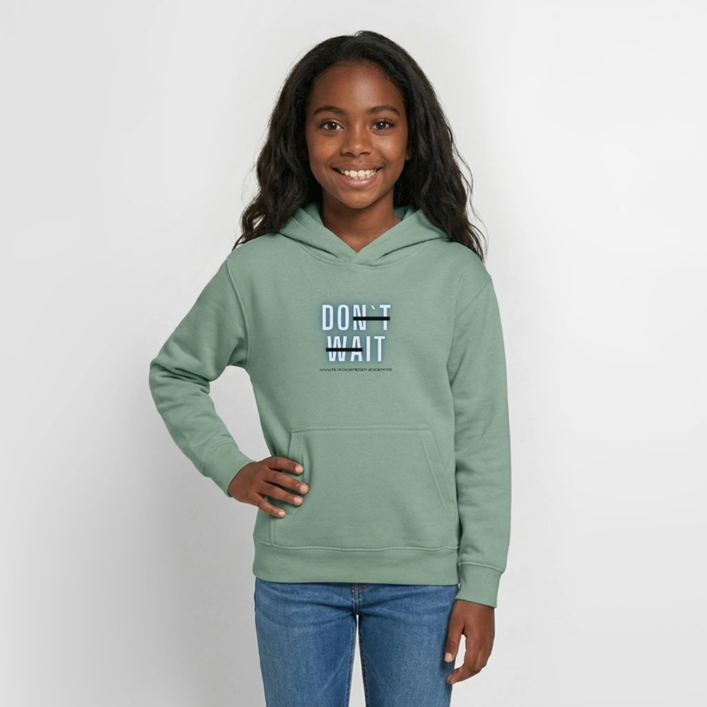 Glückskrieger Hoodie  für Teens– Do it - steel green