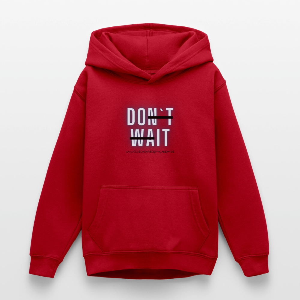 Glückskrieger Hoodie  für Teens– Do it - red