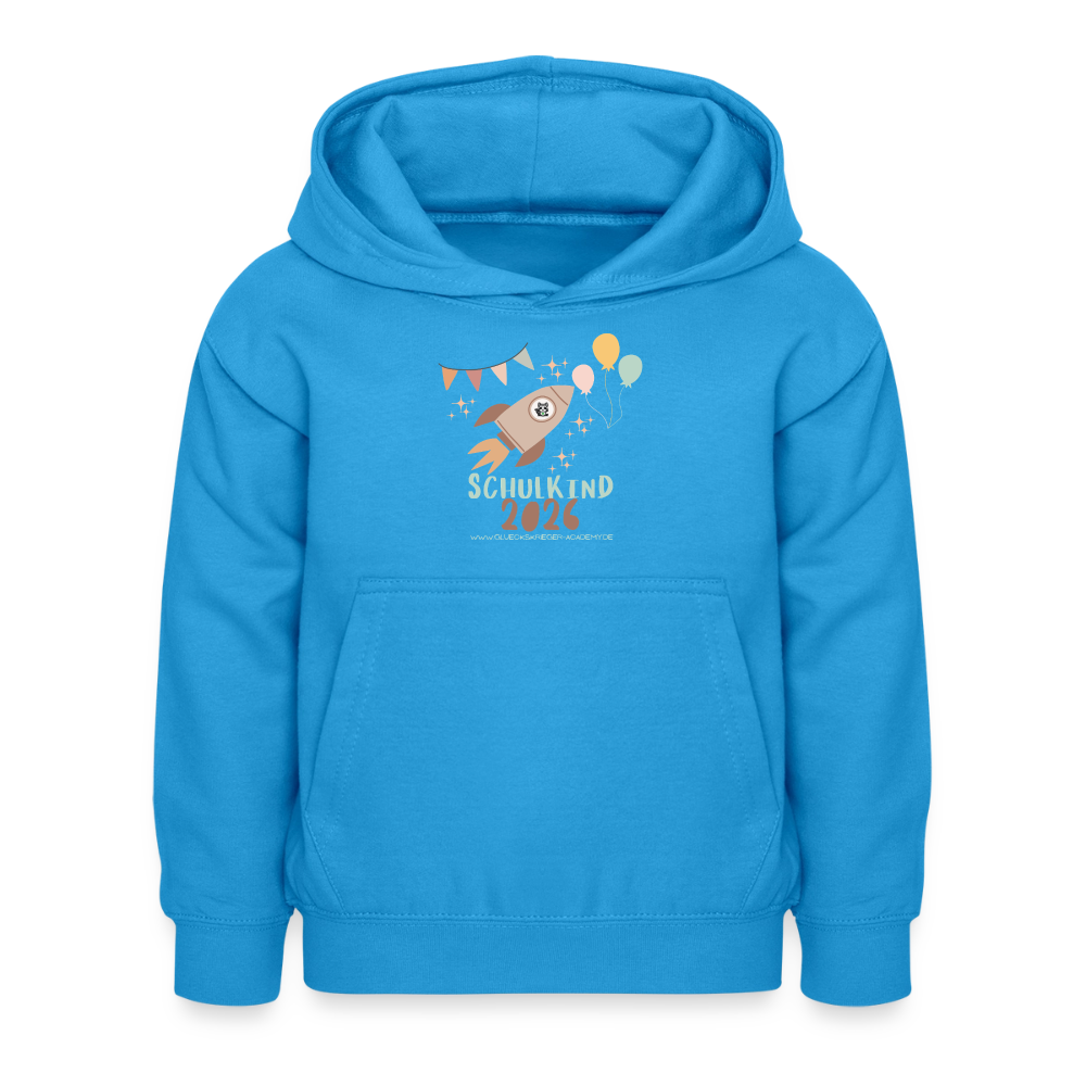 Glückskrieger Hoodie – Schulkind 2026 - sea blue
