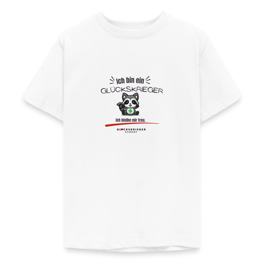 Glückskrieger T-Shirt für Teens – Stark für mich & andere - white
