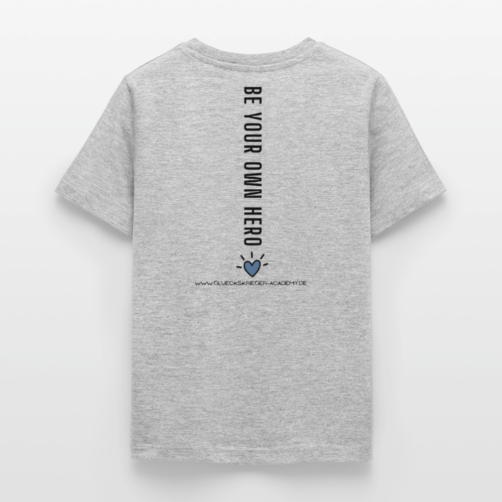 T-Shirt für Teens- Hero - heather grey