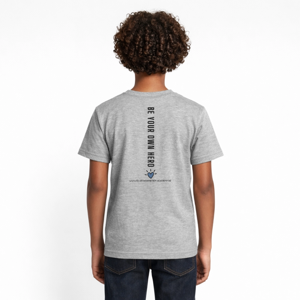 T-Shirt für Teens- Hero - heather grey