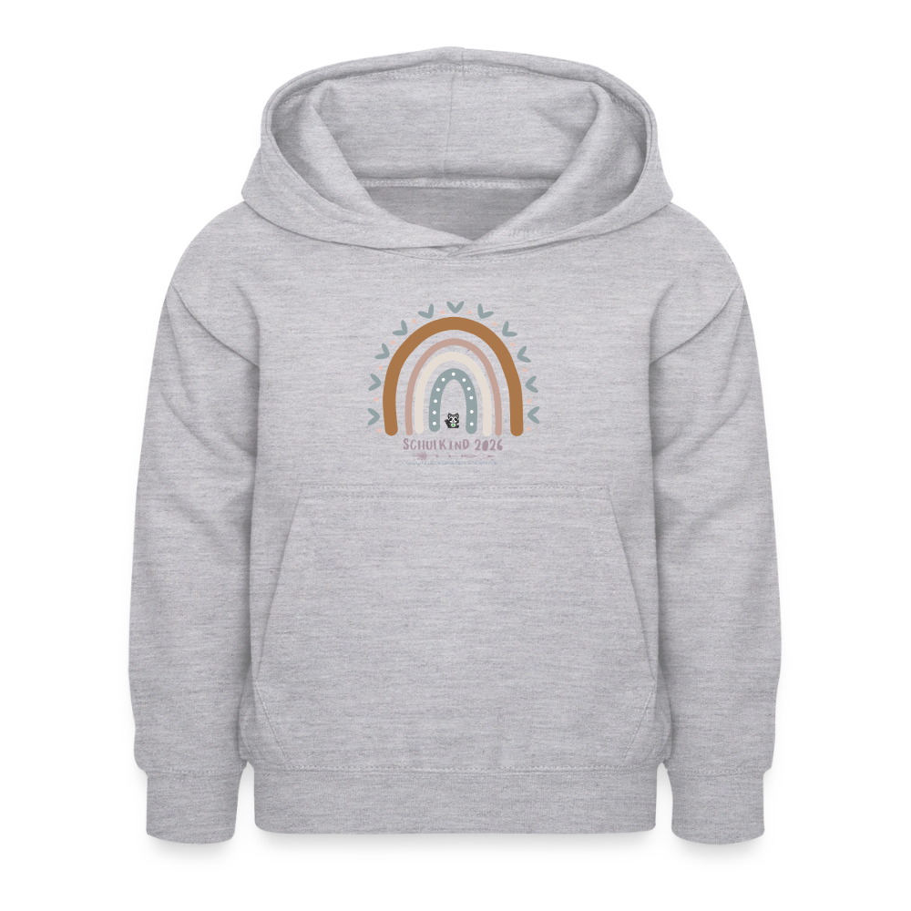 Glückskrieger Hoodie – Schulkind 2026 - light heather grey