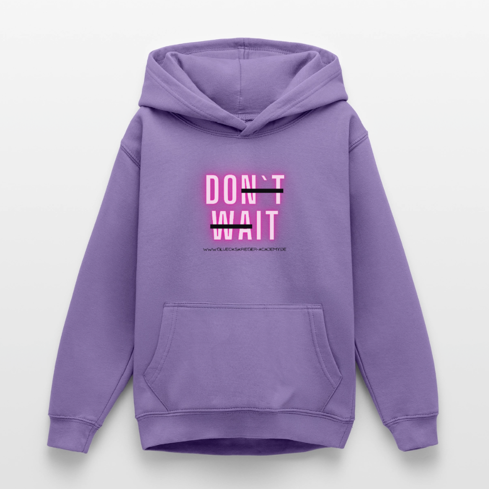 Glückskrieger Hoodie  für Teens– Do it - lavender