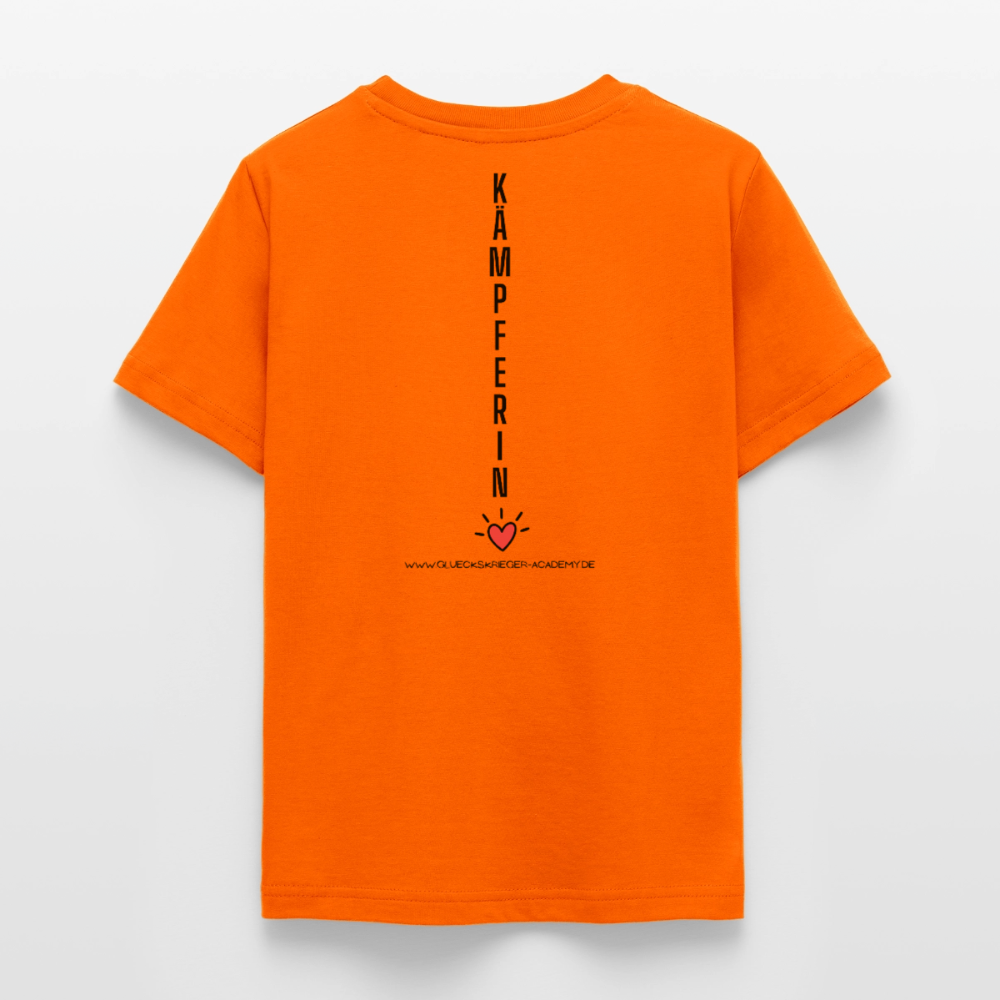T-Shirt für Teens- Kämpferin - orange
