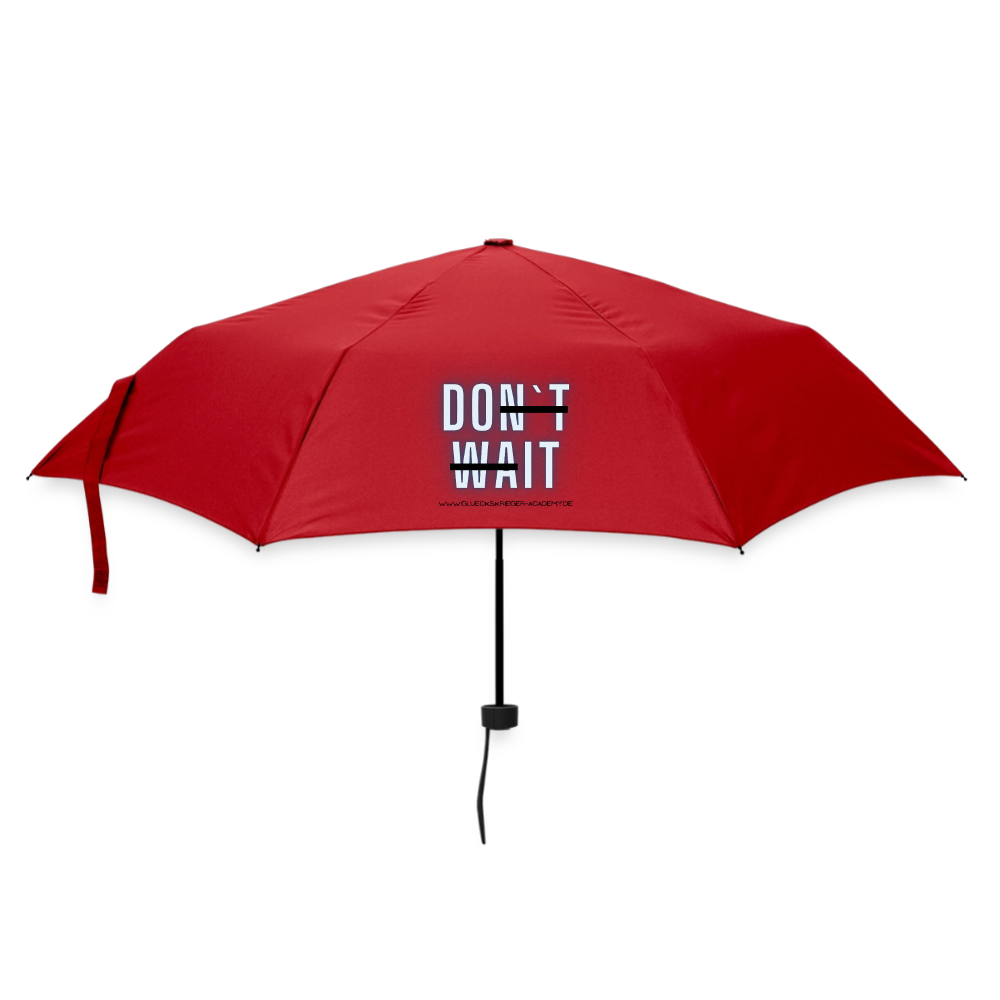Glückskrieger Regenschirm – Stark durch jedes Wetter-Do it - red