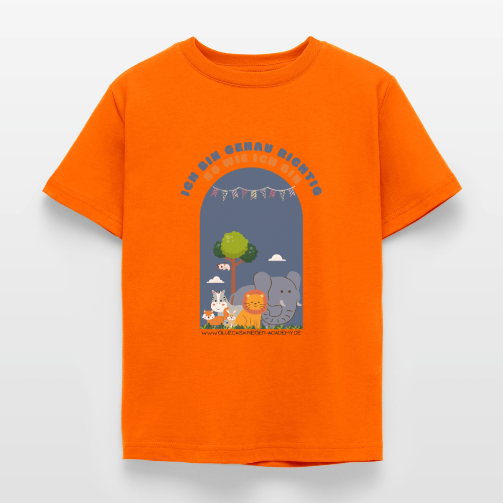 Kinder Shirt - Ich bin... - orange