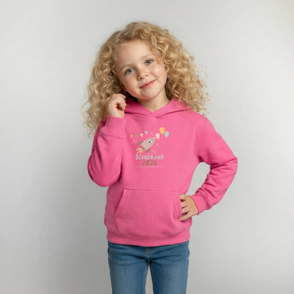 Glückskrieger Hoodie – Schulkind 2026 - pink