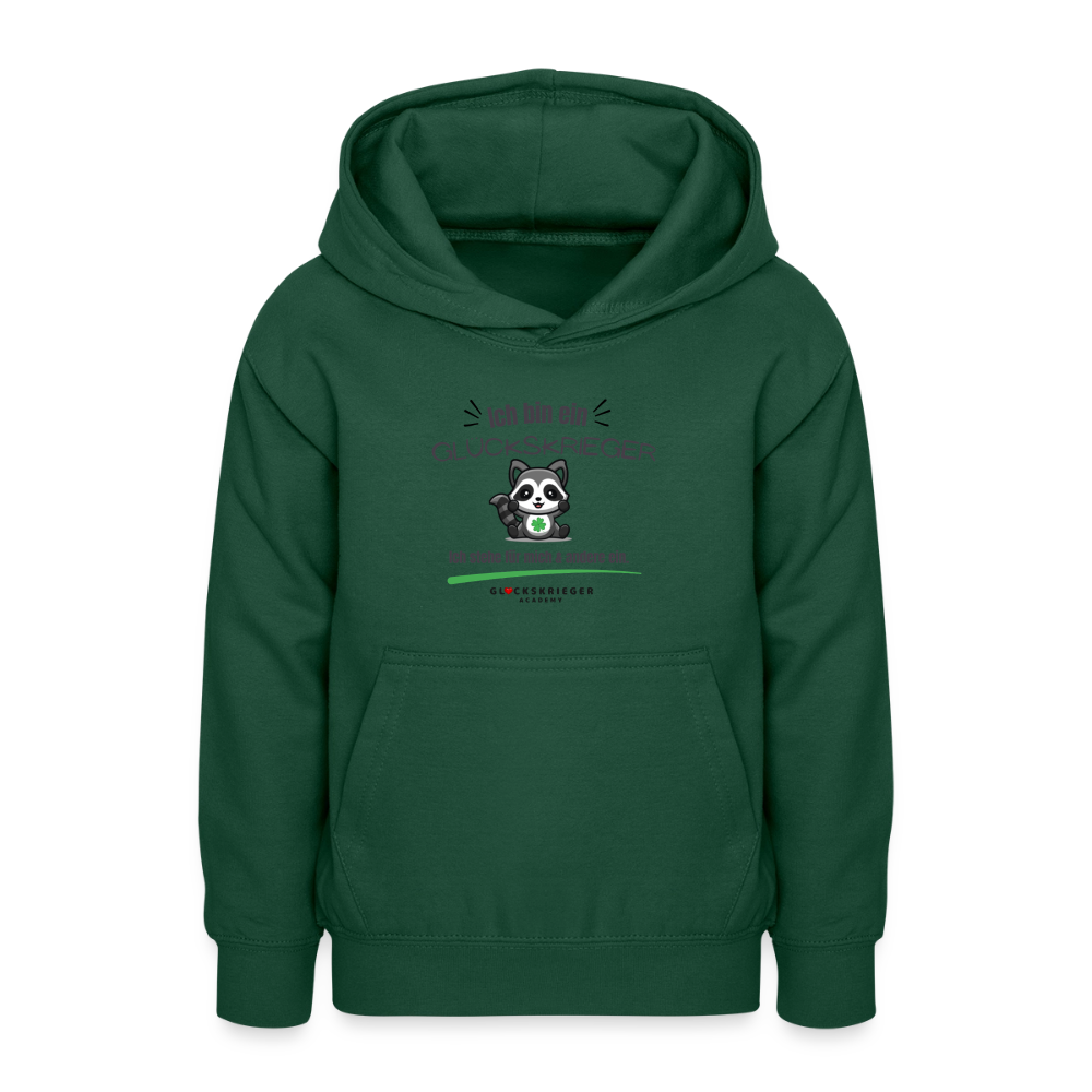 Glückskrieger Hoodie für Teens – Ich bin... - bottle green