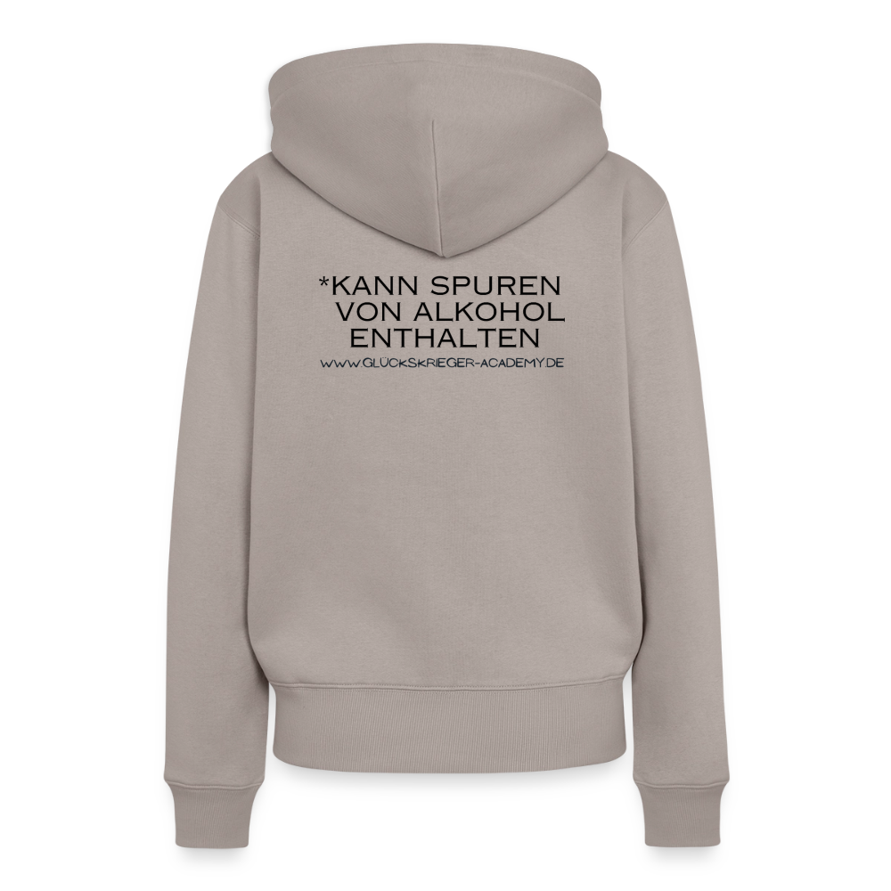 Damen Hoodies – Spuren - taupe