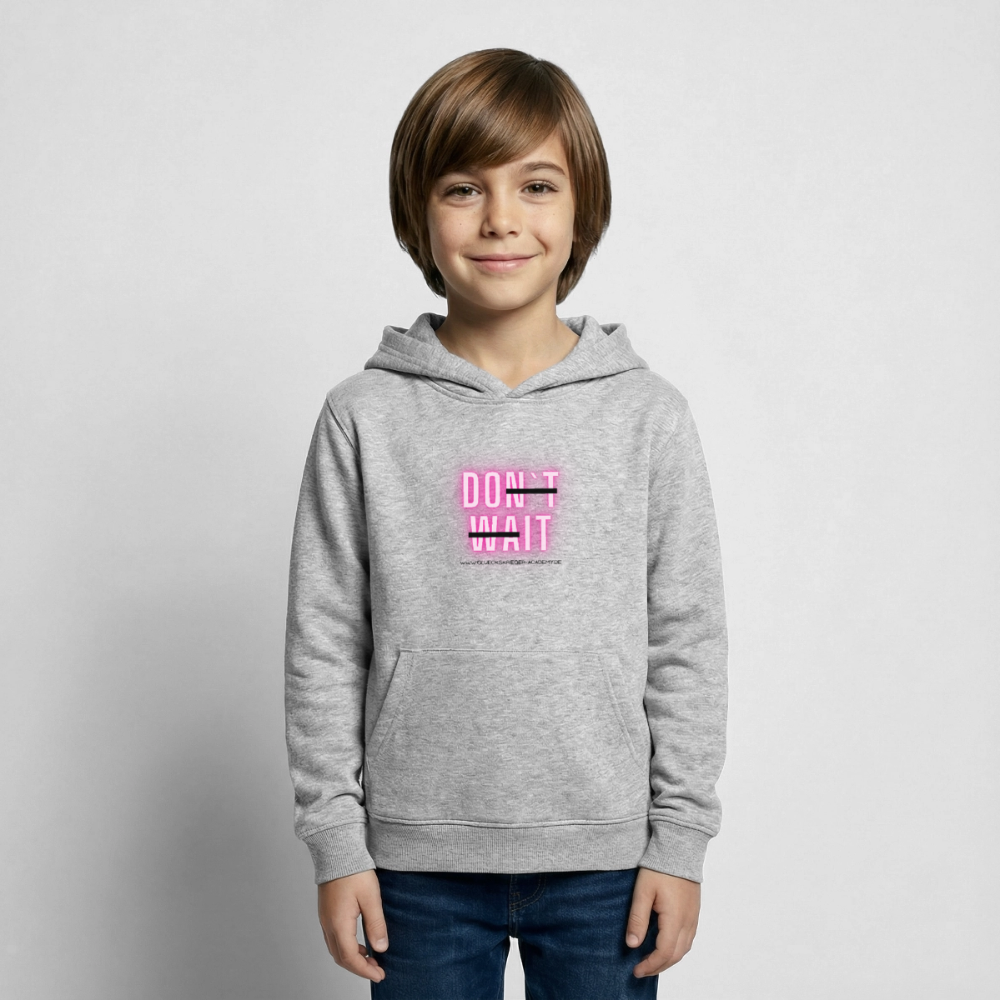 Glückskrieger Hoodie – Do it - light heather grey