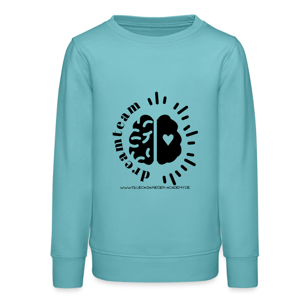 Glückskrieger Teens Pullover – dreamteam - pastel turquoise