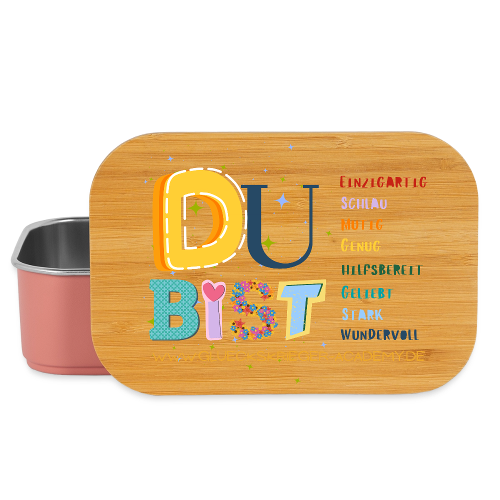 Kinder Lunchbox – Mut & Selbstvertrauen für jeden Tag - light pink