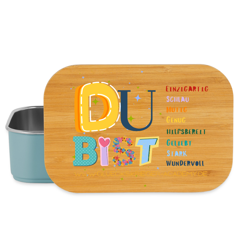 Kinder Lunchbox – Mut & Selbstvertrauen für jeden Tag - light blue