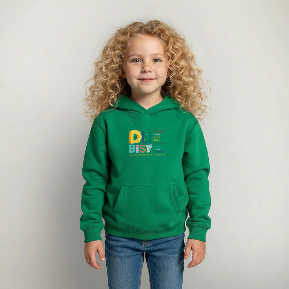 Glückskrieger Hoodie – Du bist... - kelly green