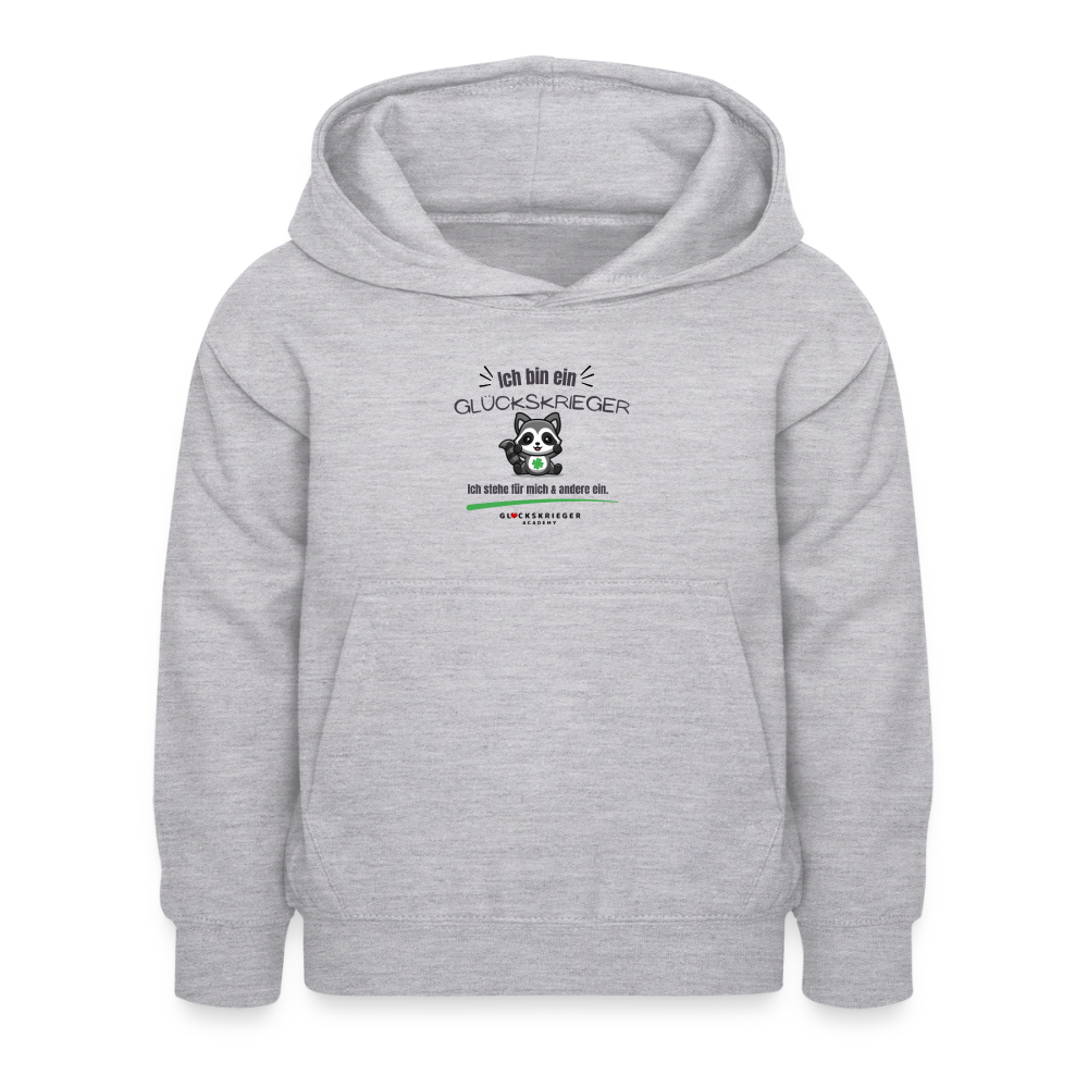 Glückskrieger Hoodie – Schulkind 2026 - light heather grey