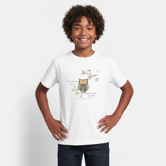 Glückskrieger T-Shirt für Teens – Ich gebe mein Bestes - white