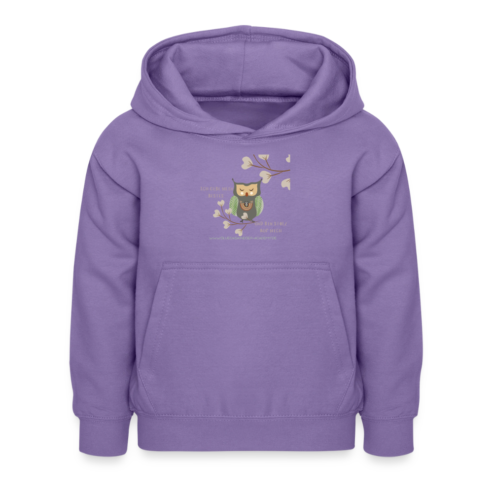 Glückskrieger Hoodie – Stark & Mutig - lavender