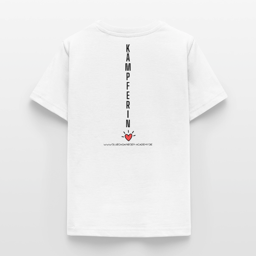 T-Shirt für Teens- Kämpferin - white