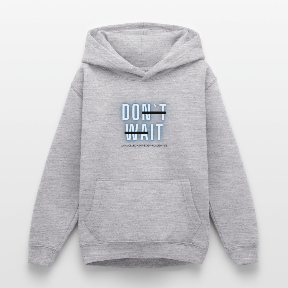 Glückskrieger Hoodie  für Teens– Do it - light heather grey