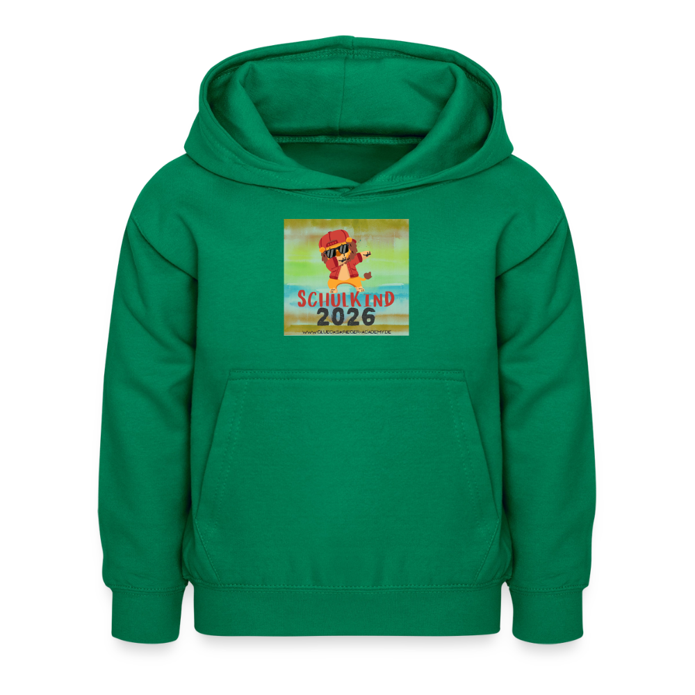 Glückskrieger Hoodie – Schulkind 2026 - kelly green