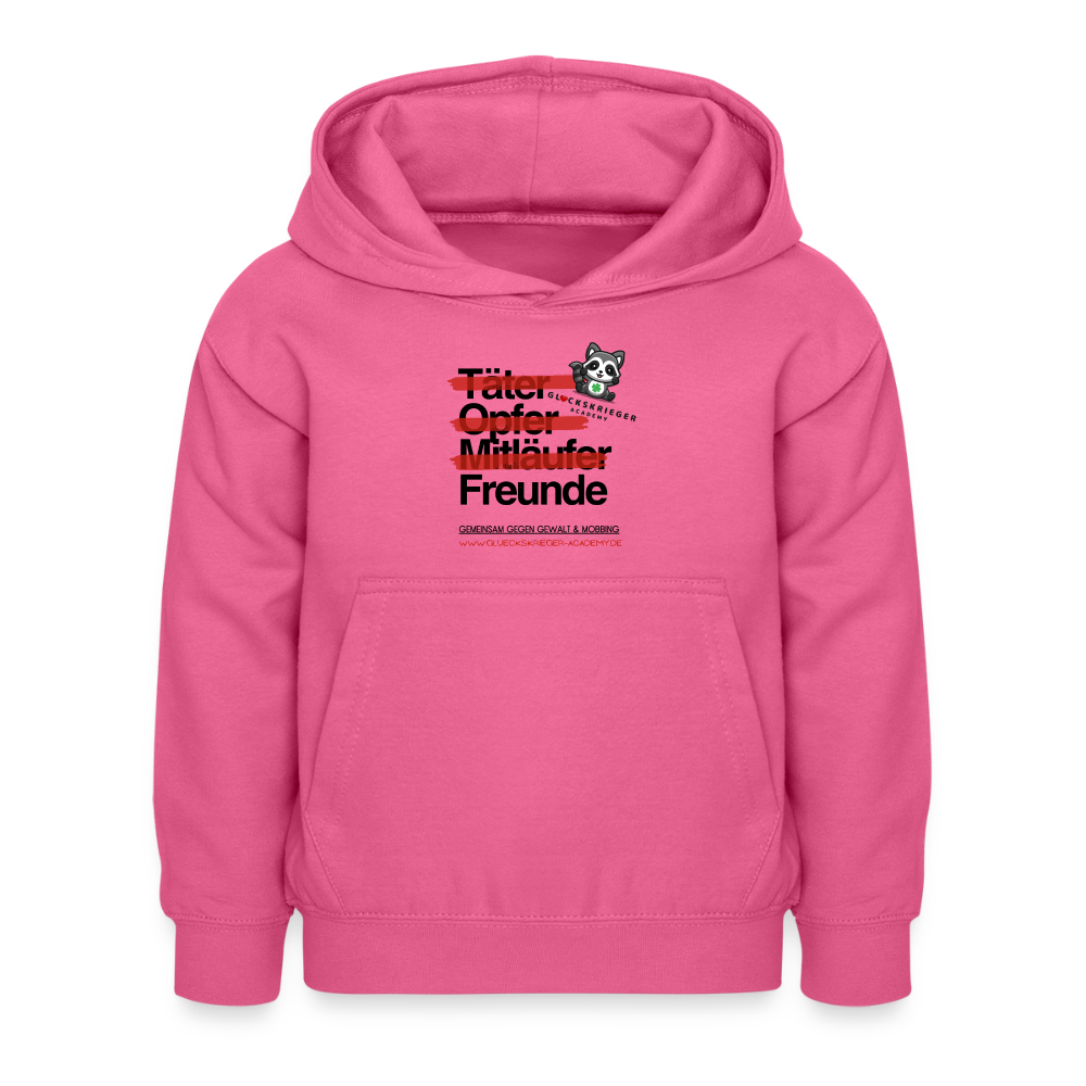 Glückskrieger Hoodie – Freunde - pink