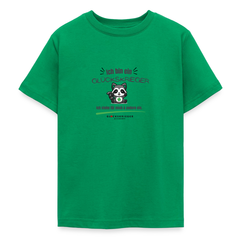 Glückskrieger T-Shirt für Teens – Stark für mich & andere - kelly green