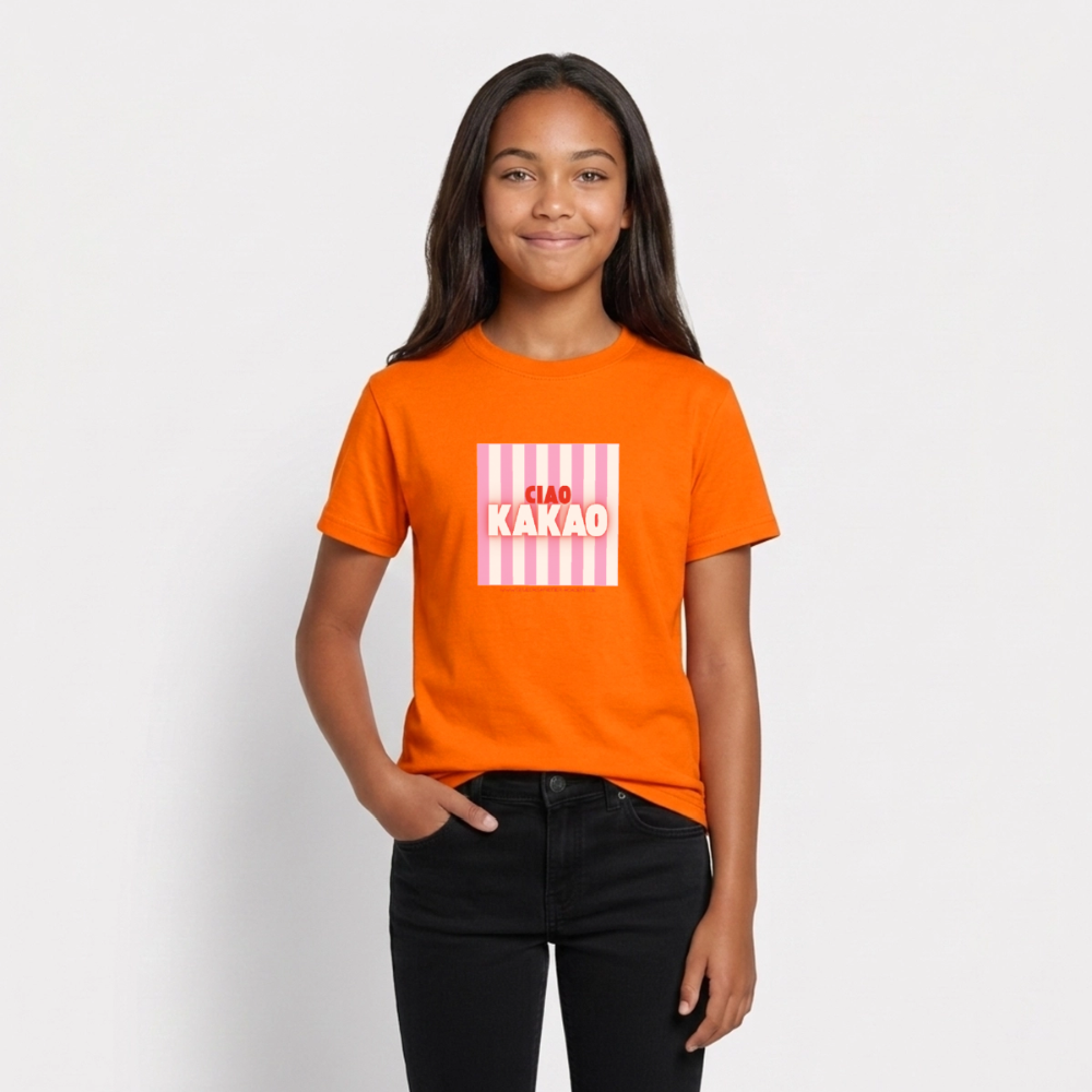 T-Shirt für Teens- Ciao Kakao - orange