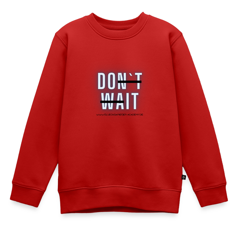 Glückskrieger Kinder Pullover – Do it - red
