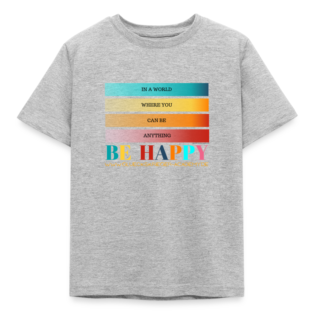 Kinder Shirt - Freunde fürs Leben - heather grey