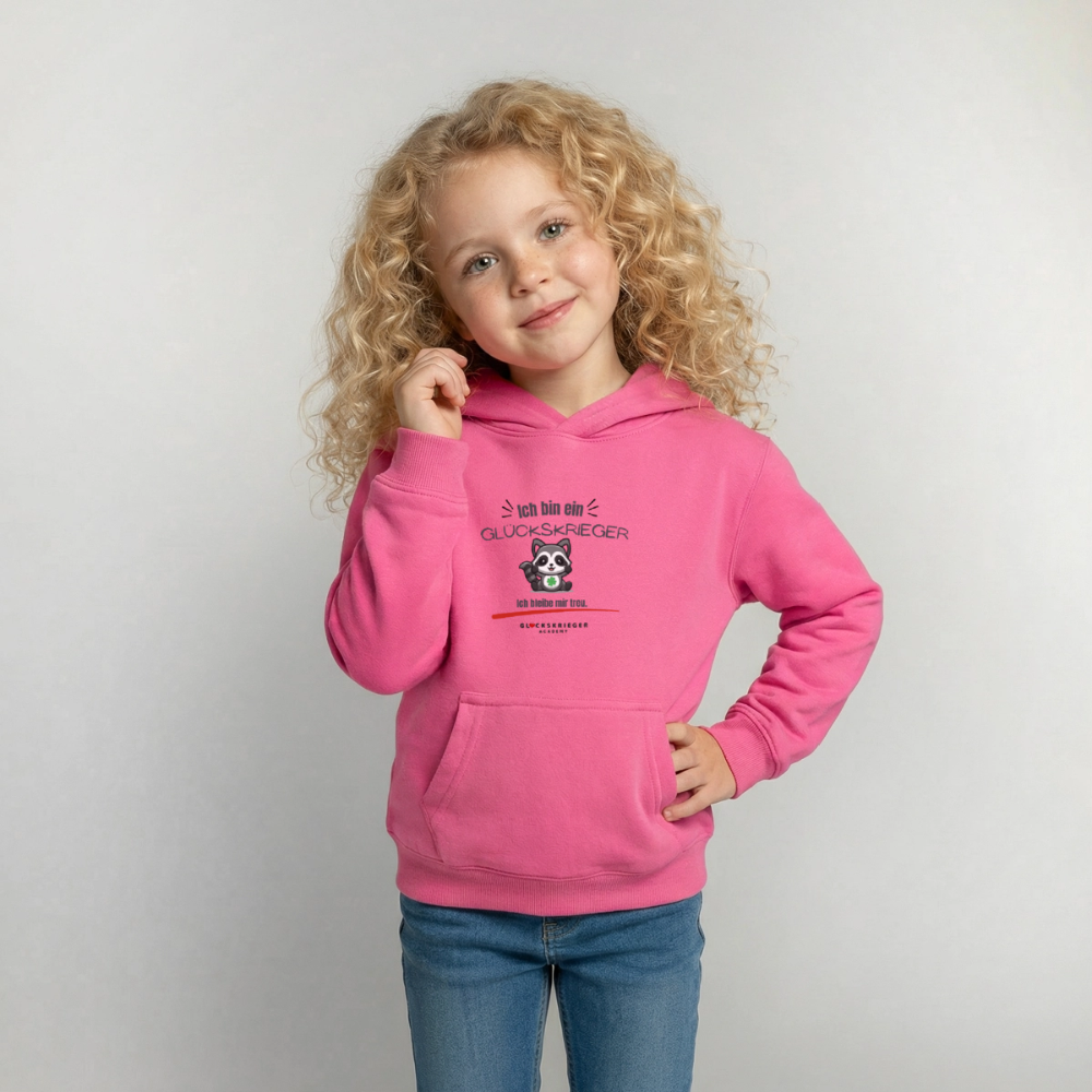 Glückskrieger Hoodie – Stark & Mutig - pink