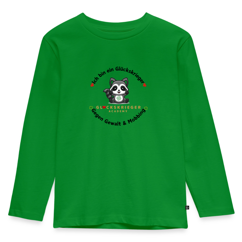 Langarmshirt für kleine Glückskrieger - green