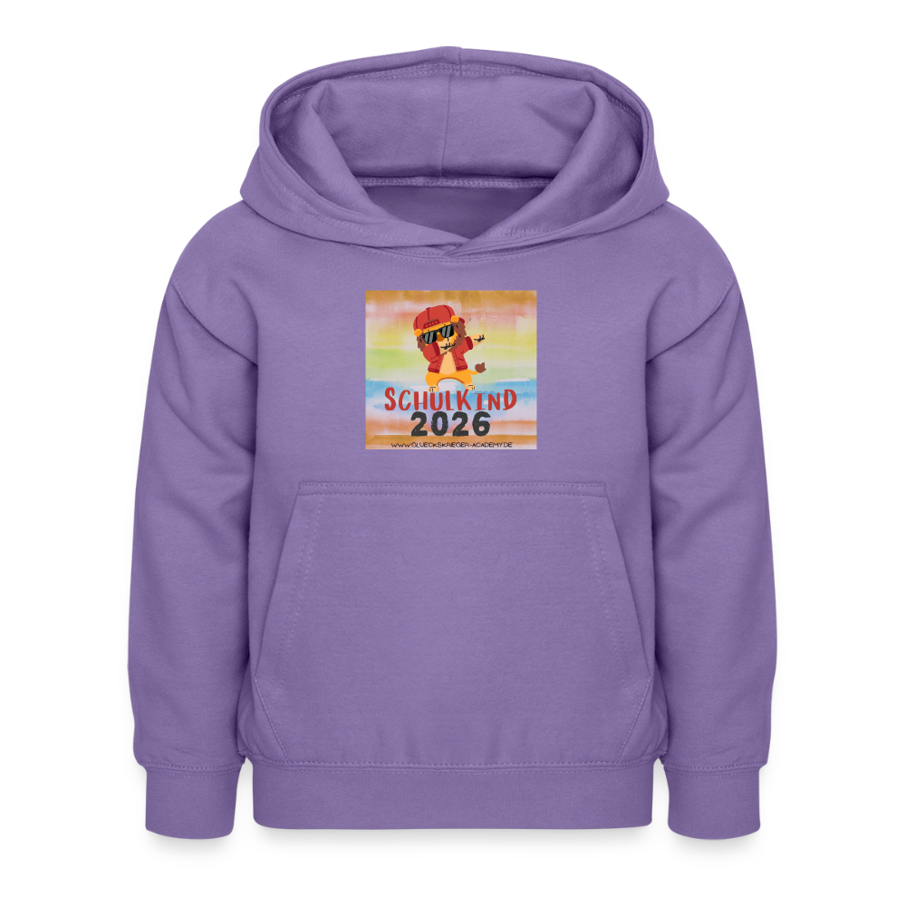 Glückskrieger Hoodie – Schulkind 2026 - lavender