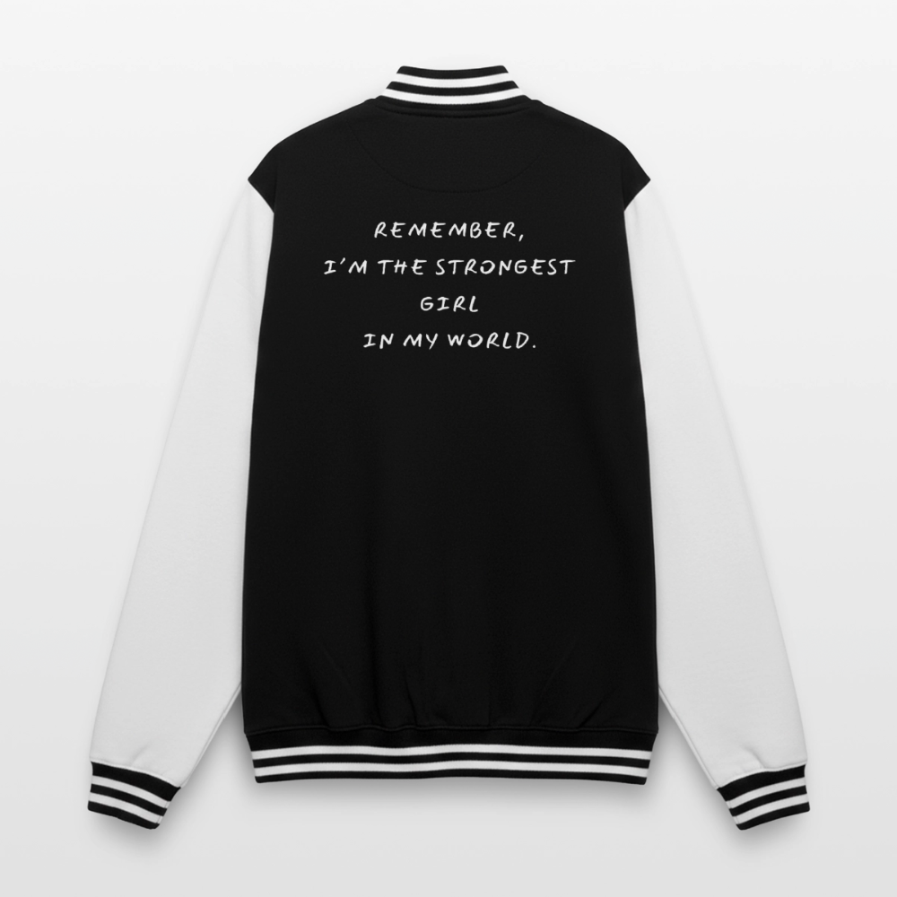 College Jacke –Stronger - black/white