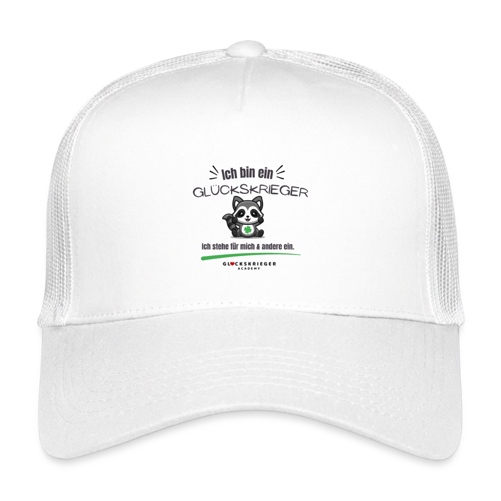 Kids’ Trucker Cap - white