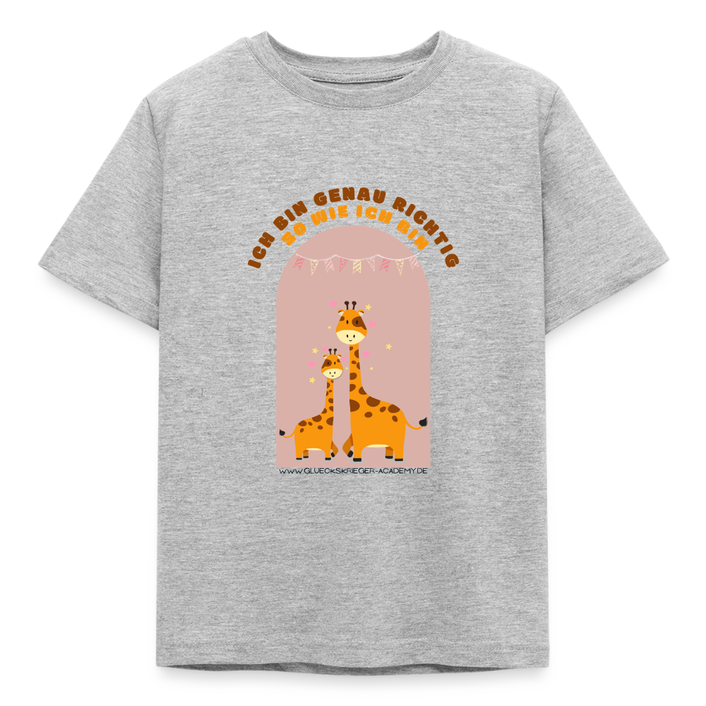 Kinder Shirt - Ich bin... - heather grey