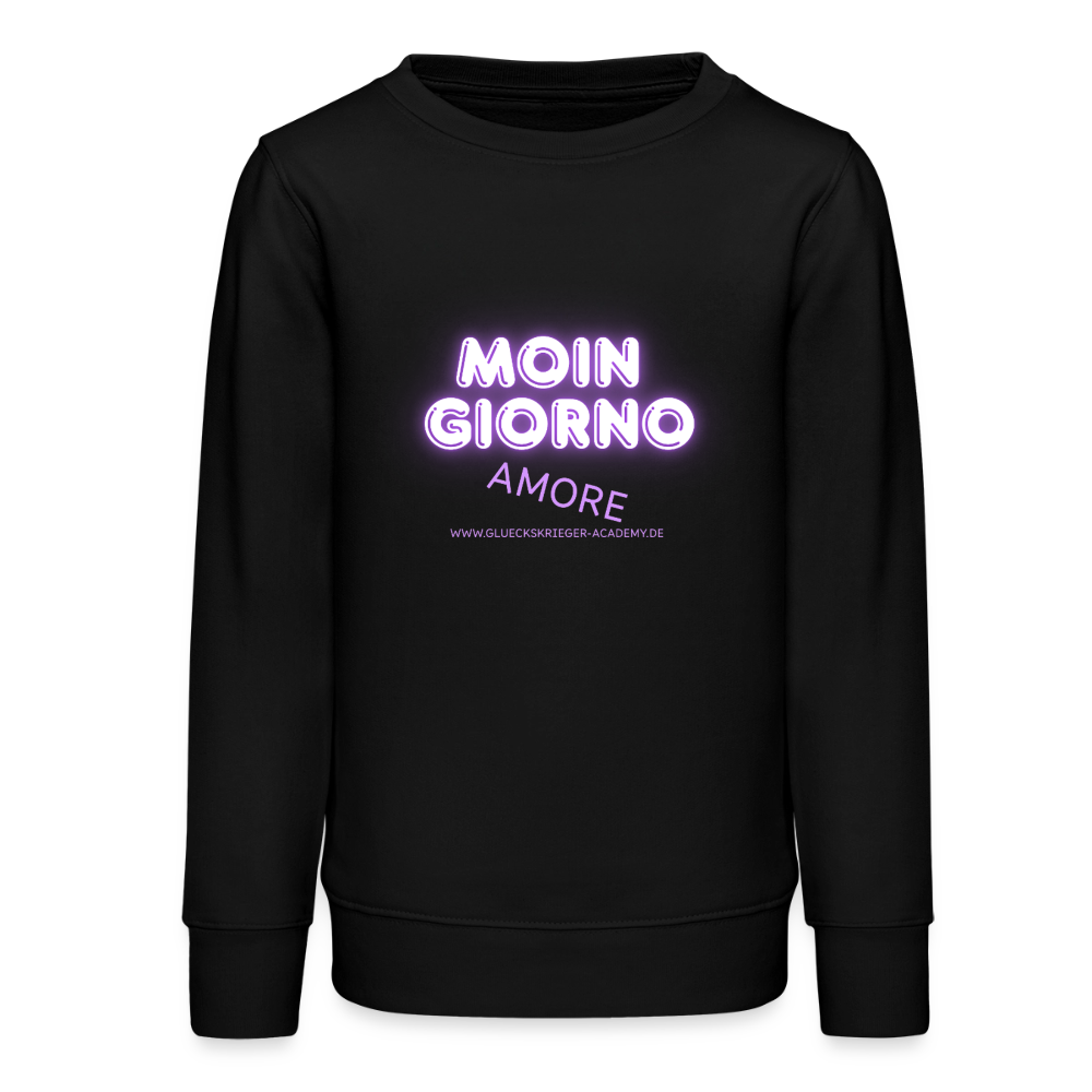 Glückskrieger Teens Pullover – Moin - black