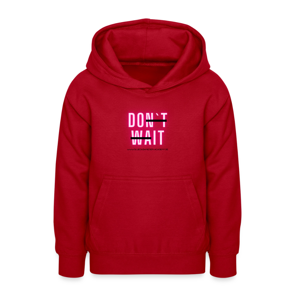 Glückskrieger Hoodie  für Teens– Do it - red