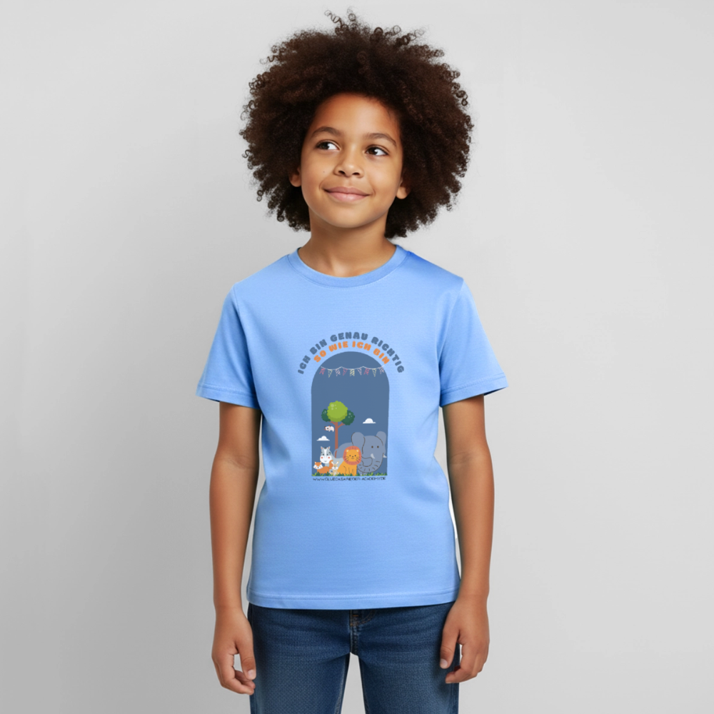 Kinder Shirt - Ich bin... - sky blue