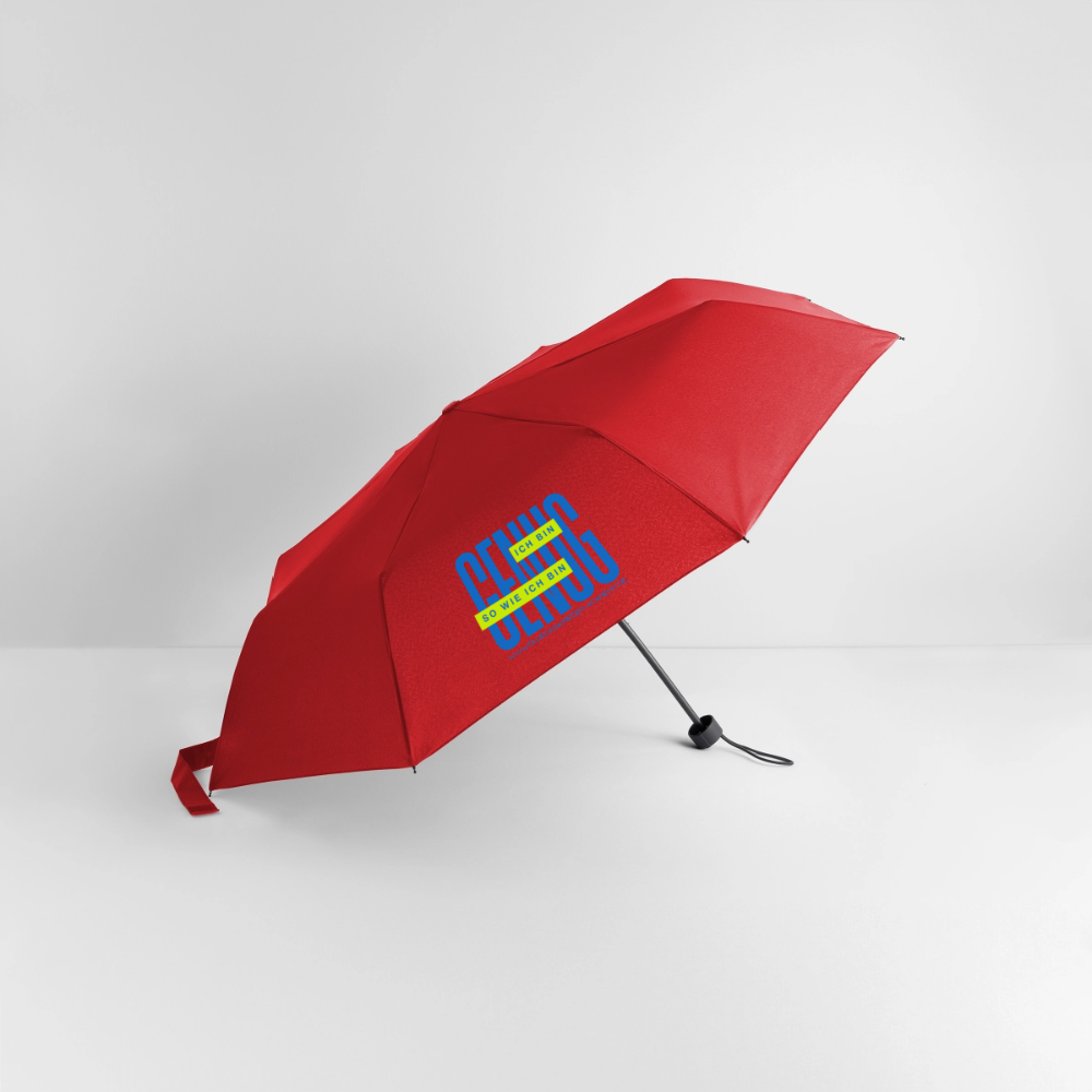 Glückskrieger Regenschirm – Stark durch jedes Wetter - red