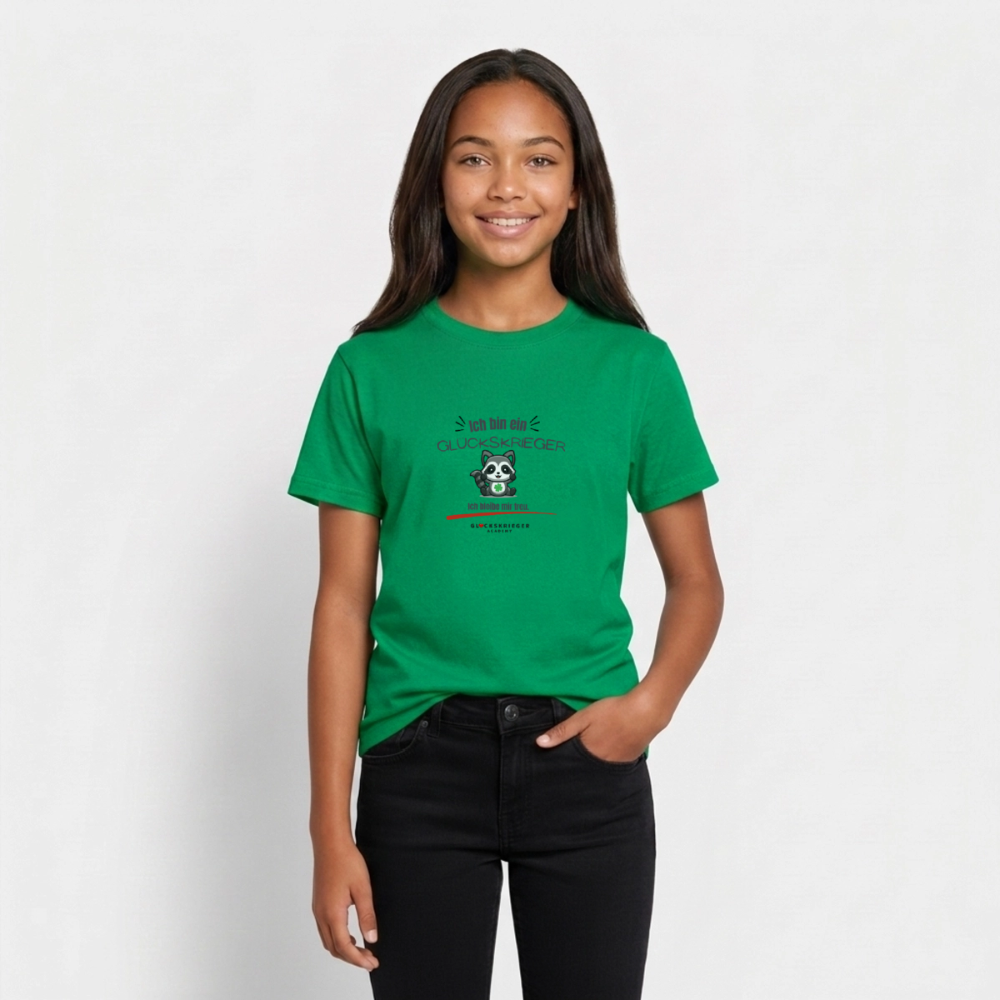 Glückskrieger T-Shirt für Teens – Stark für mich & andere - kelly green