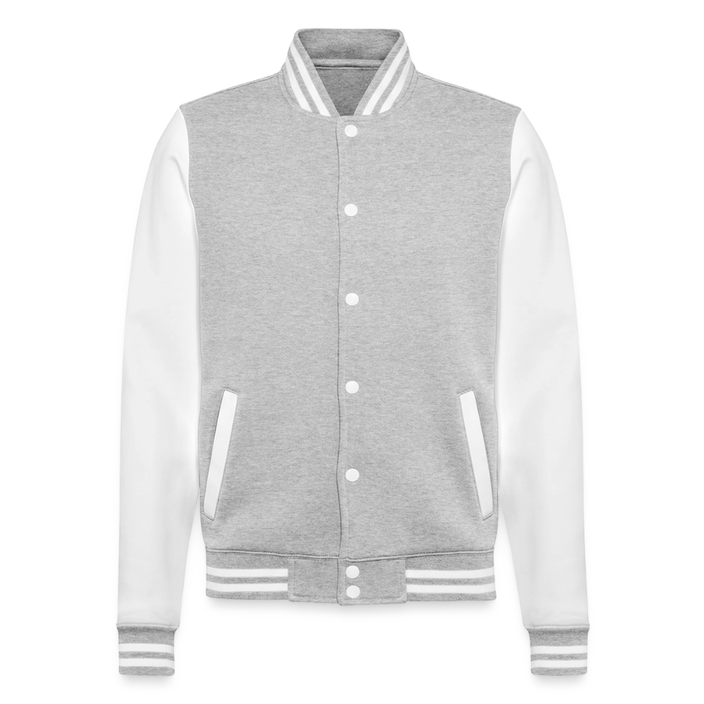 College Jacke – Freedom - heather grey/white