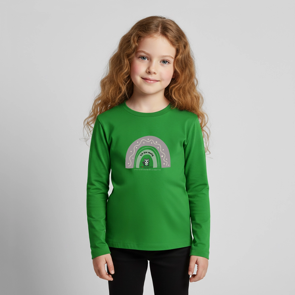 Langarmshirt für kleine Glückskrieger - green