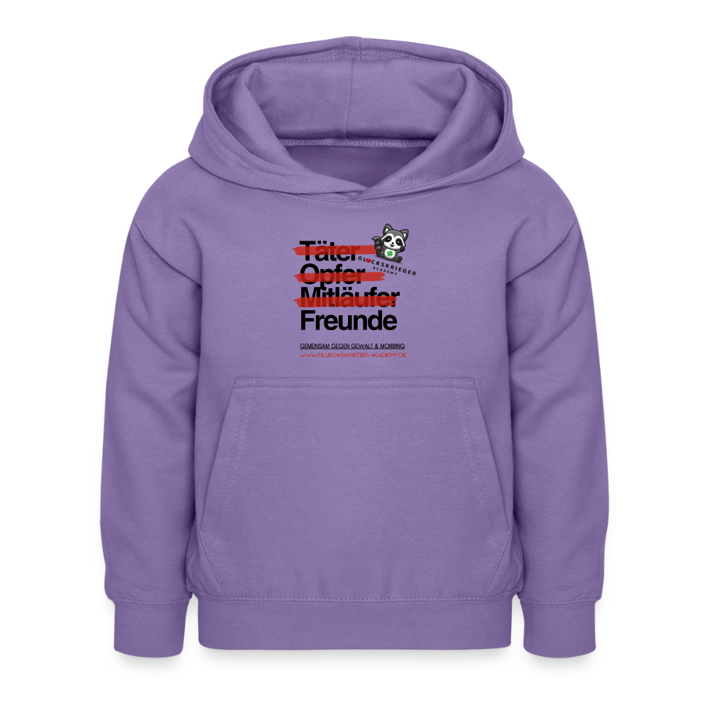 Glückskrieger Hoodie – Freunde - lavender